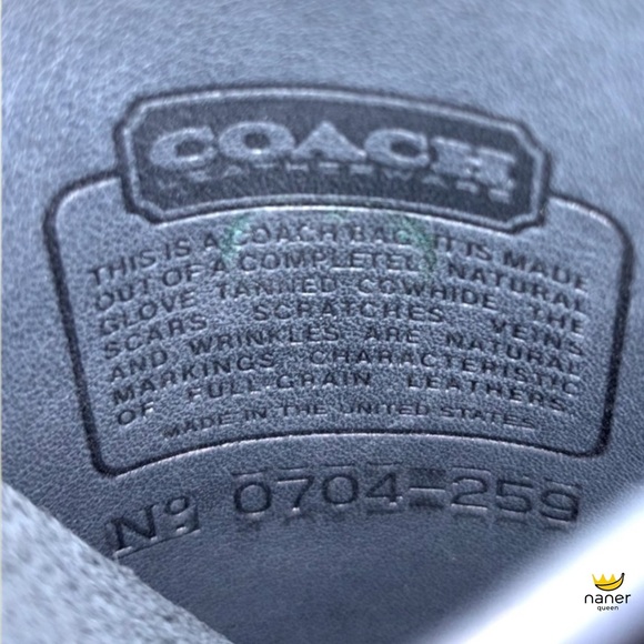 Coach Vintage Scooter Black Leather Crossbody Bag - Picture 4 of 8